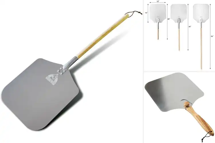 Detailed view of 10 Best Metal Pizza Peels for Effortless Baking