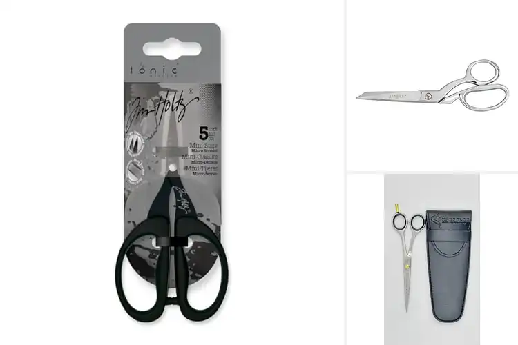 Detailed view of Best Micro Serrated Cutting Edge Shears