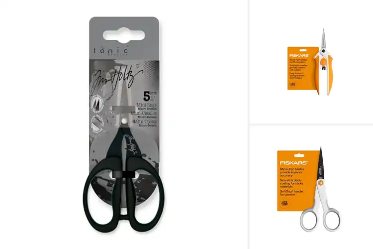 Detailed view of Best Micro Serrated Cutting Performance Scissors