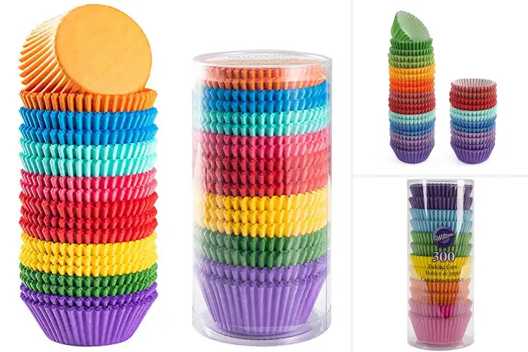 Detailed view of Best Multicolor Baking Cups: Brighten Your Treats with Ease
