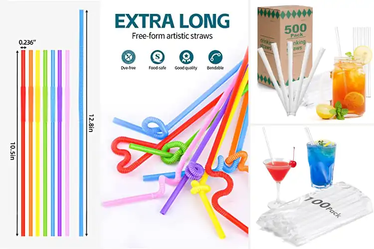 Detailed view of 10 Best Office Party Straws: Spark Fun and Style