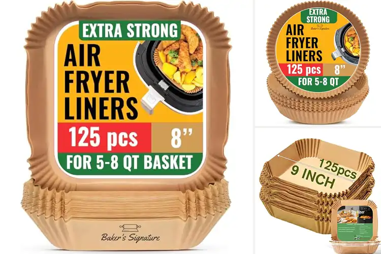 Detailed view of 10 Best Oil Proof Air Fryer Paper Liners For Easy Cleanup