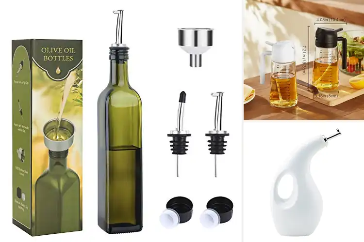 Detailed view of 10 Best Olive Oil Dispenser for Kitchen: Drip-free Pouring