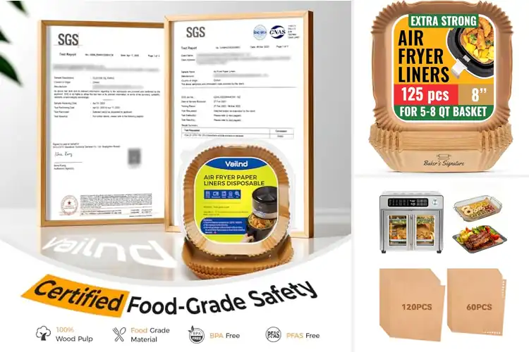 Detailed view of 10 Best Parchment Paper For Air Fryer