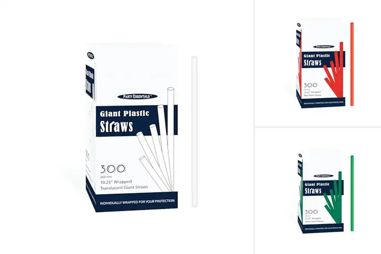 Detailed view of 10 Best Party Essentials Straws: Fun, Colorful & Eco