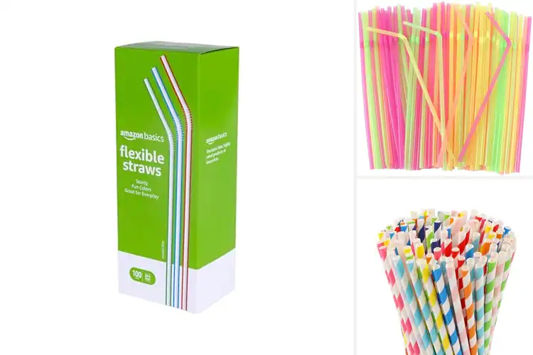 Detailed view of 10 Best Party Straws: Fun & Eco-Friendly Sips