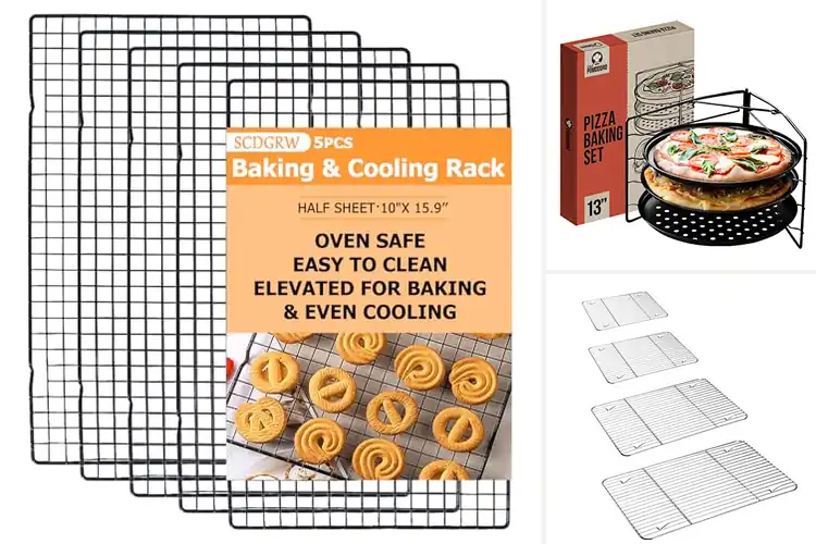 Detailed view of 10 Best Pizza Baking Racks for Crispy Crusts Every Time