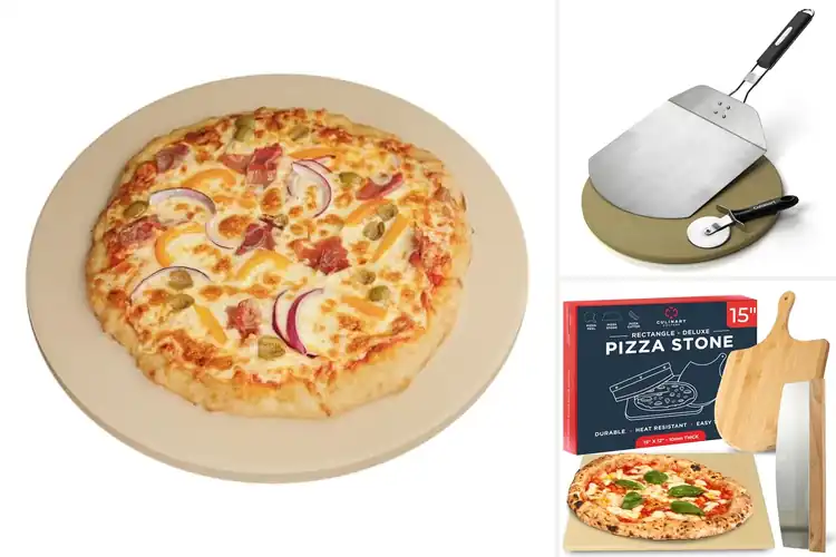 Detailed view of 10 Best Pizza Crisping Stones: Transform Pizza Nights