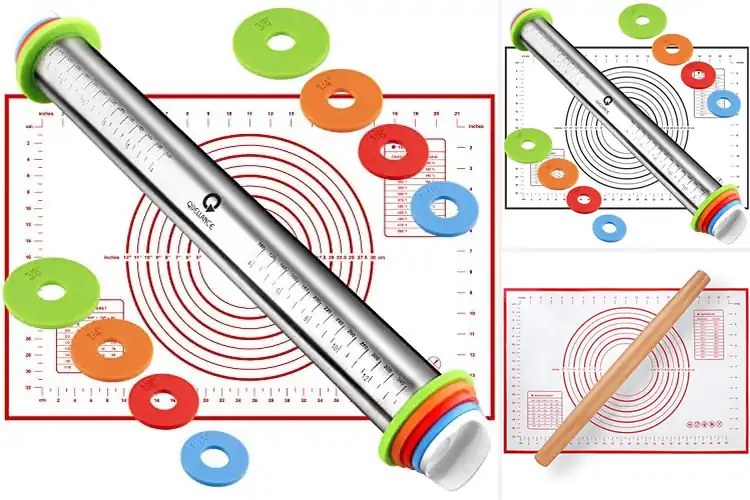 Detailed view of 10 Best Pizza Dough Rollers to Perfect Your Homemade Crust