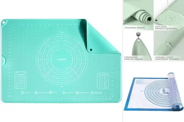 Detailed view of 10 Best Pizza Dough Rolling Mats to Make Baking Easier