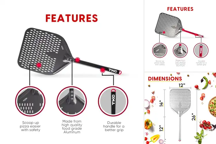 Detailed view of 10 Best Pizza Oven Peels for Perfect Homemade Pies