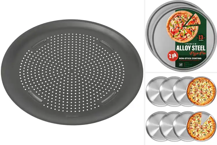 Detailed view of 10 Best Pizza Pans for Crispy, Evenly Baked Crusts