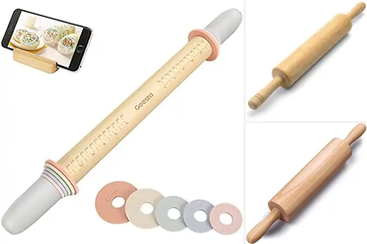 Detailed view of 10 Best Pizza Rolling Pins for Effortless Dough Mastery