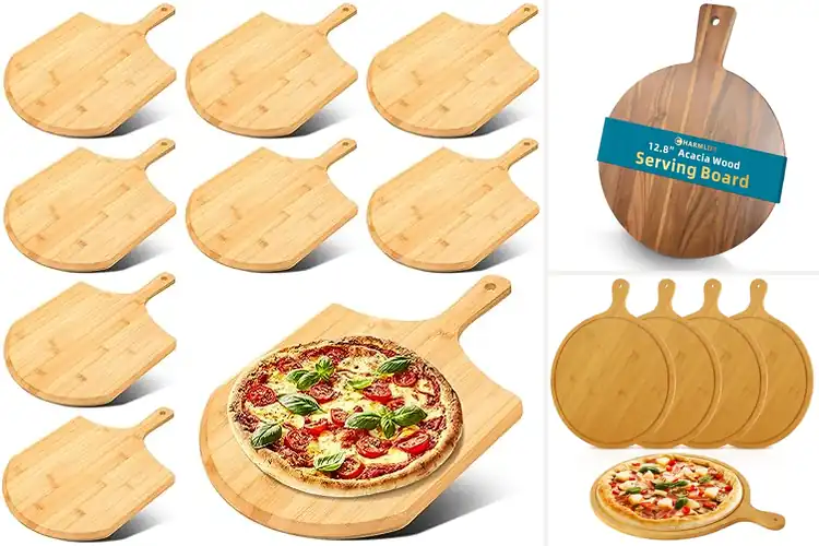 Detailed view of 10 Best Pizza Serving Boards for Effortless Sharing