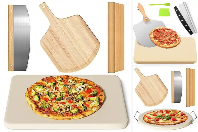 Detailed view of 10 Best Pizza Stone Sets for Grills: Crispy Pizzas
