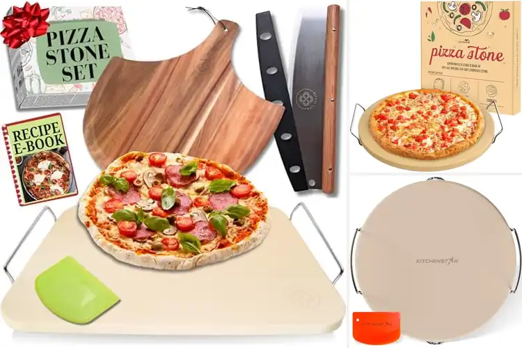 Detailed view of 10 Best Pizza Stones with Handles for Perfect Home Pizzas