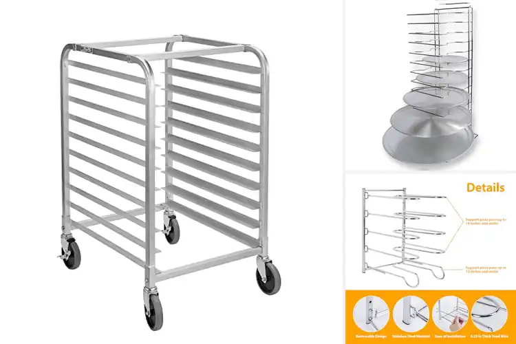 Detailed view of 10 Best Pizzeria Racks for Faster, Easier Pizza Prep