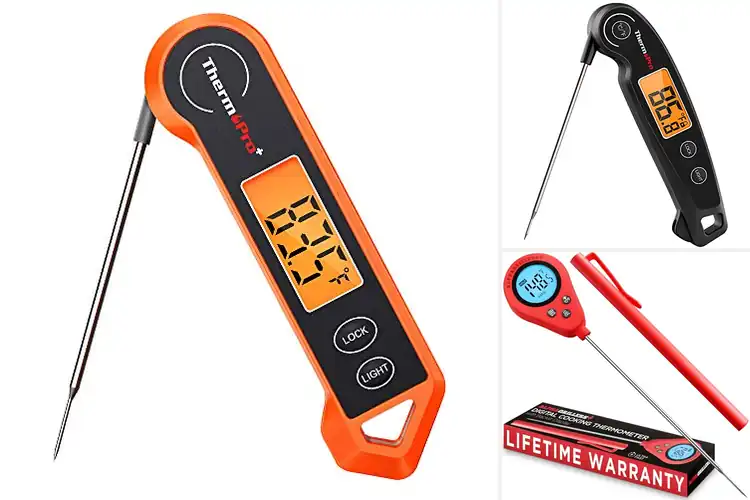 Detailed view of 10 Best Pre Calibrated Digital Thermometers For Cooking