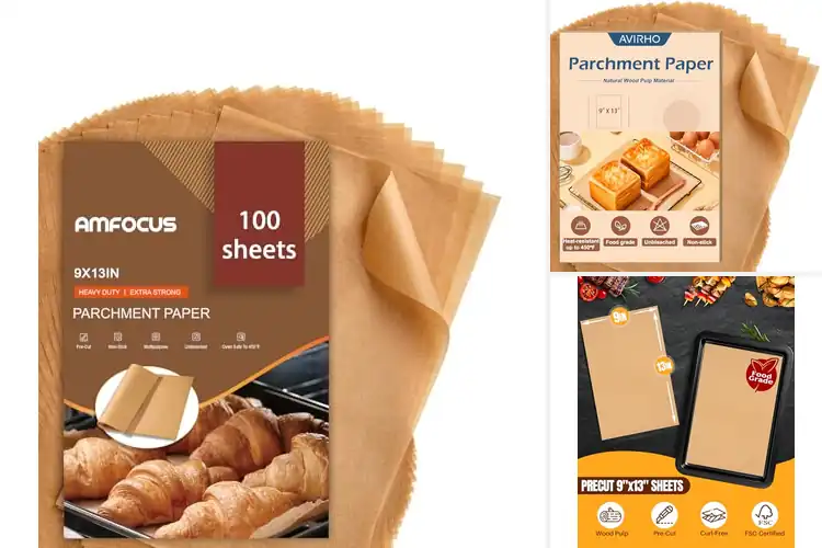 Detailed view of Best Pre-Cut Parchment Paper Liners