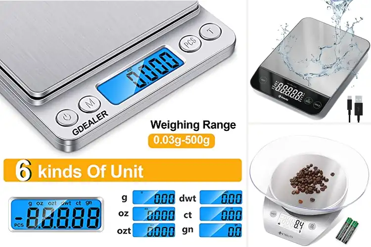 Detailed view of 10 Best Precise Food Scales for Easier Cooking