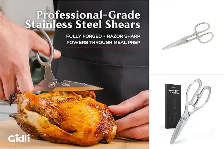 Detailed view of Best Premium Stainless Steel Kitchen Shears