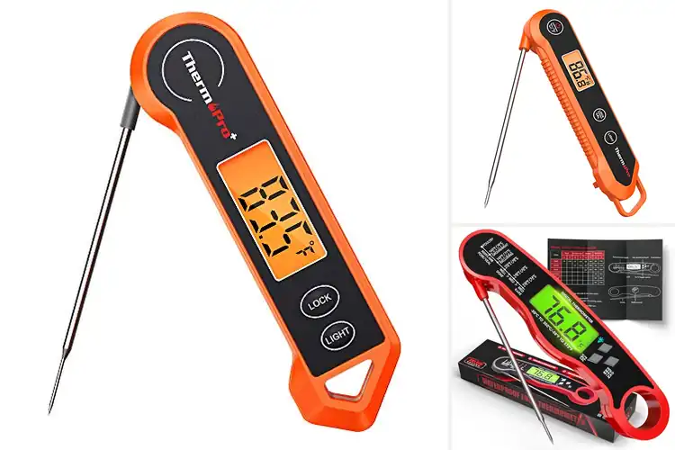 Detailed view of 10 Best Quick Read Thermometers For Grilling Gifts