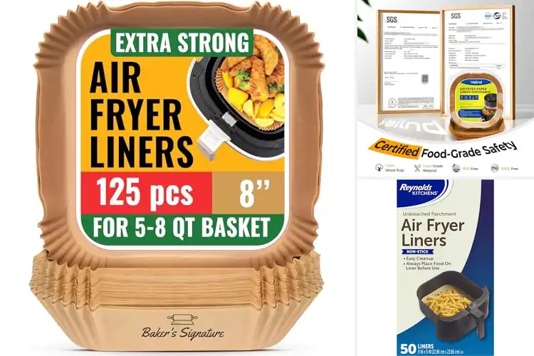 Detailed view of 10 Best Quick Use Disposable Liners For Air Fryer