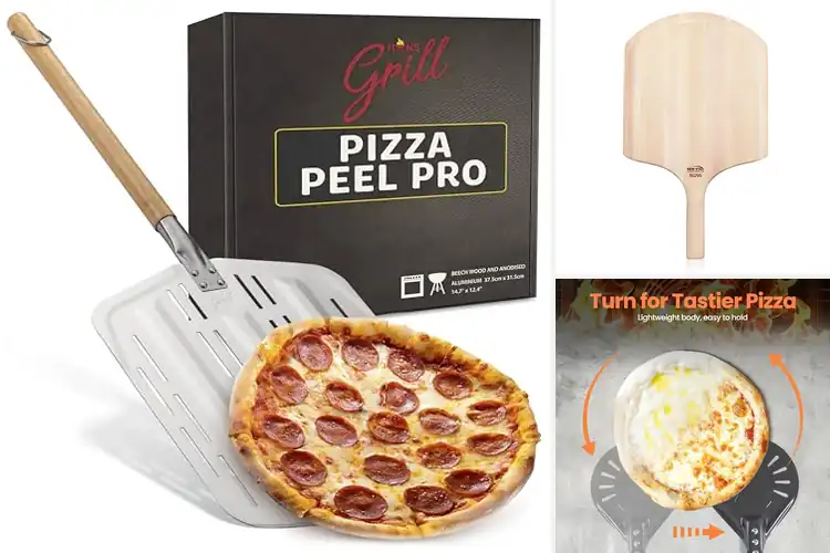 Detailed view of 10 Best Restaurant Pizza Peels: Perfect Pizza