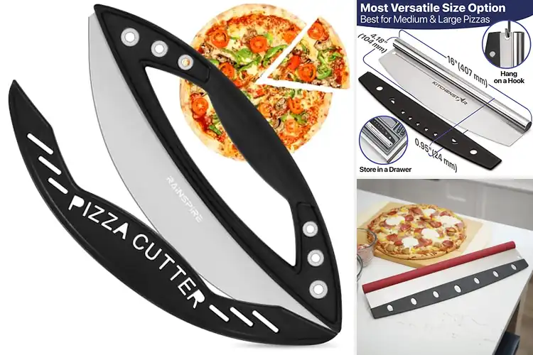 Detailed view of 10 Best Rocker Blades for Effortless Pizza Slices