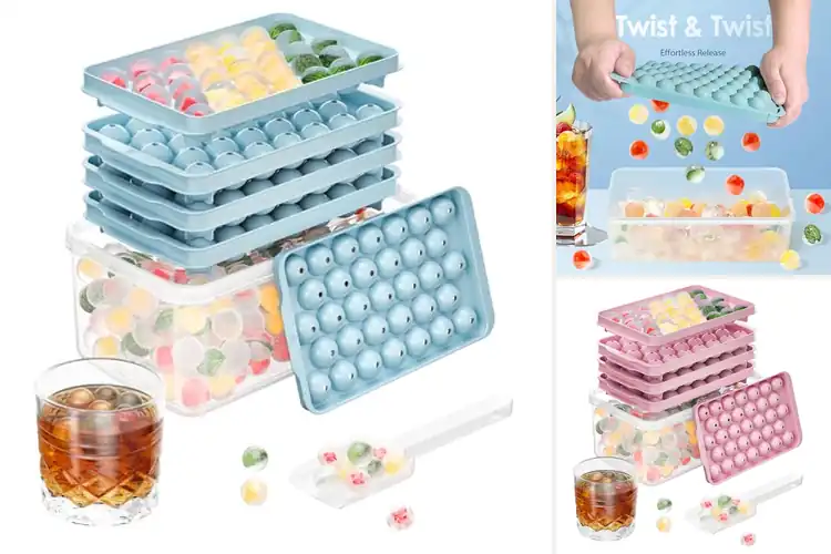 Detailed view of Best Round Ice Cube Trays: Elevate Your Drinks with Style