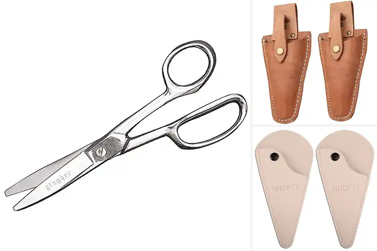 Detailed view of Best Sheath Included Scissors: Sharp Blades, Safe Fingers