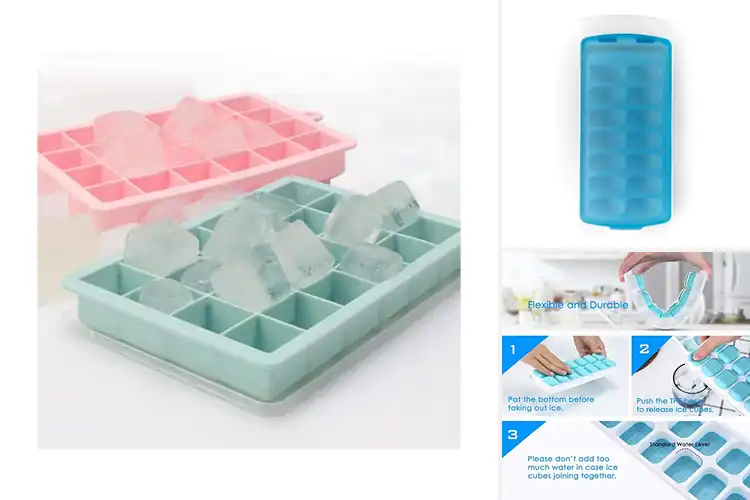 Detailed view of 10 Best Silicone Ice Cube Trays: Quick Release
