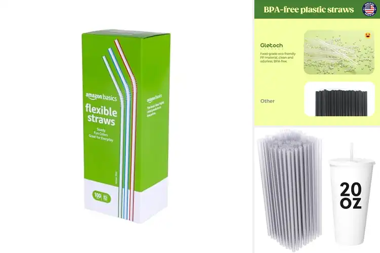 Detailed view of 10 Best Single-Use Plastic Straws