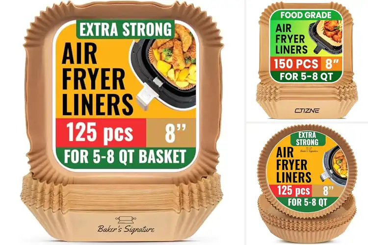 Detailed view of 10 Best Space-Saving Air Fryer Liner: Fold-Flat Storage