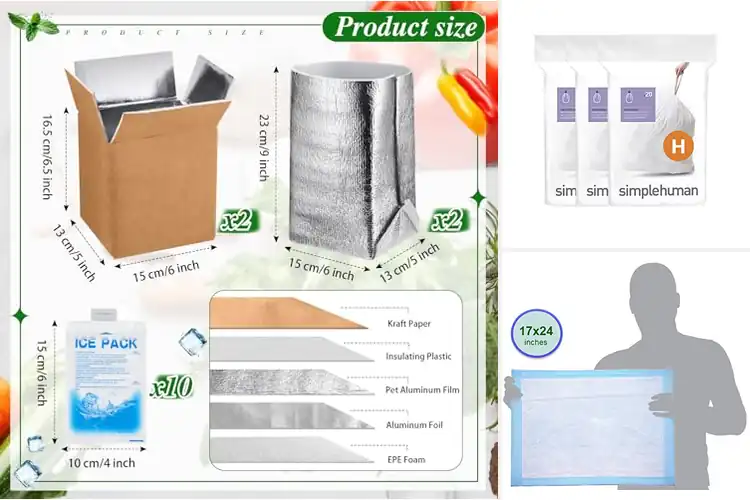 Detailed view of Best Space Saving Liner Packs