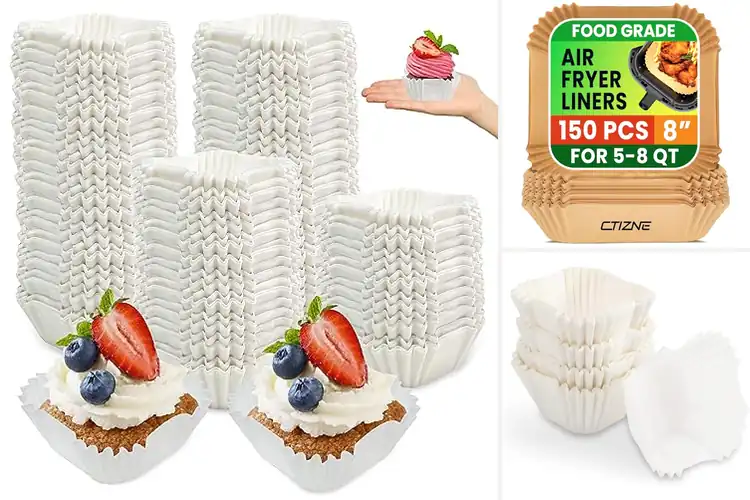 Detailed view of Best Square Disposable Baking Liners