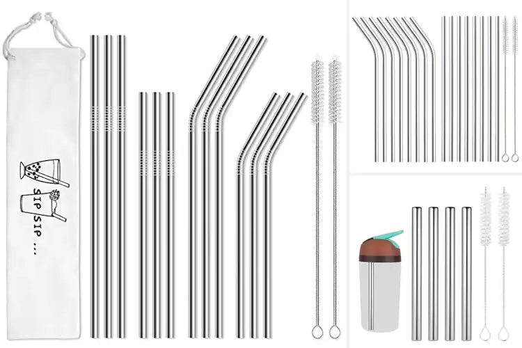 Detailed view of Best Stainless Steel Straws