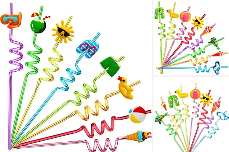 Detailed view of 10 Best Straws For Pool Parties: Brighten Up Every Sip
