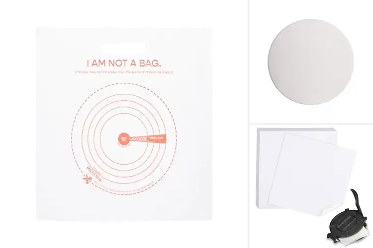 Detailed view of Best Tortilla Press Sheets