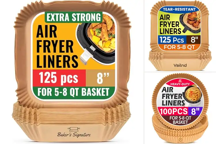 Detailed view of 10 Best Versatile Air Fryer Liners: Quick Cleanup