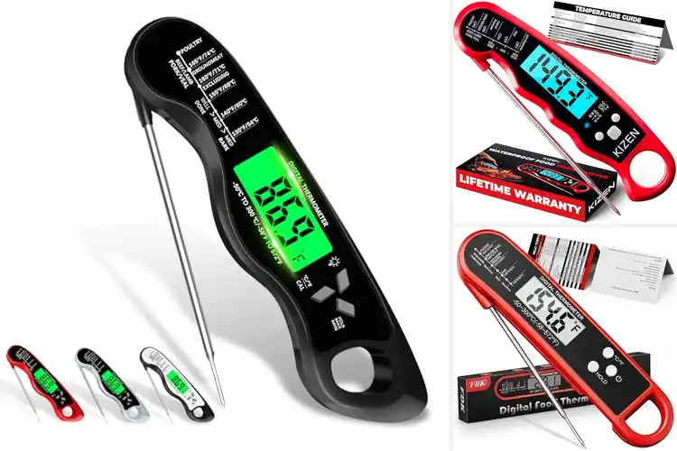 Detailed view of Best Water Resistant IP67 Thermometer For Grilling