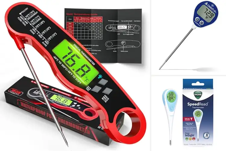 Detailed view of 10 Best Water Resistant Thermometers: Kitchen Must-Haves