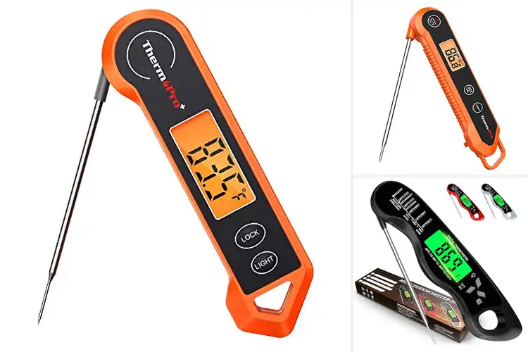 Detailed view of 10 Best Waterproof Cooking Thermometers: Cook Worry-Free