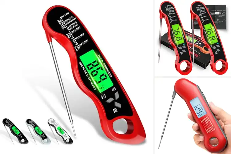 Detailed view of 10 Best Waterproof Meat Thermometers IP67