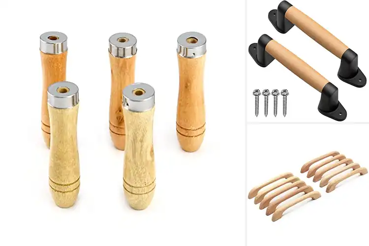 Detailed view of 10 Best Wood Handles to Instantly Elevate Furniture