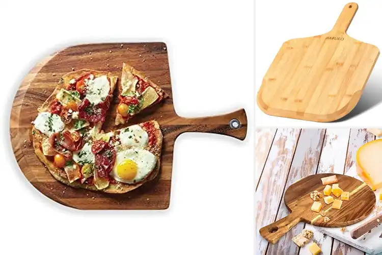 Detailed view of 10 Best Wooden Pizza Boards for Perfect Slices