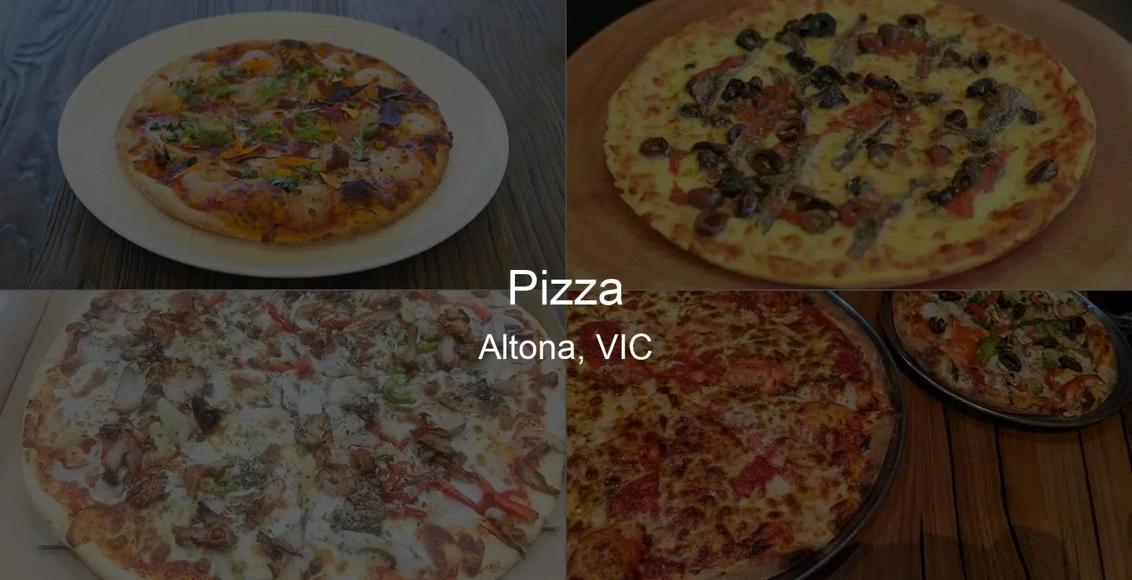 Pizza in Altona, VIC Photo