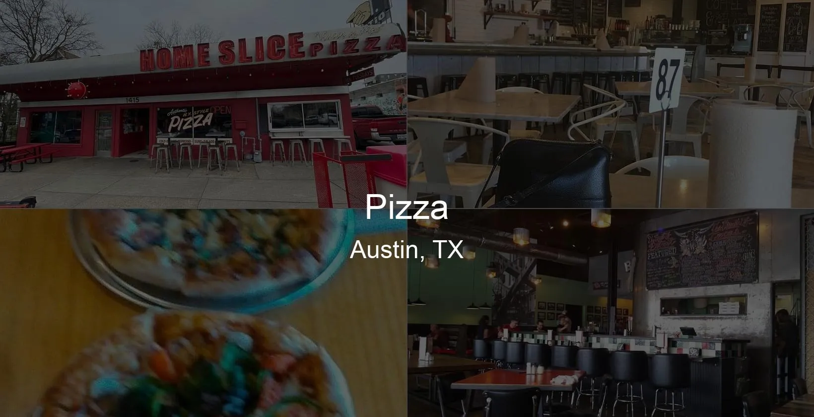 Photo of Pizza in Austin, TX