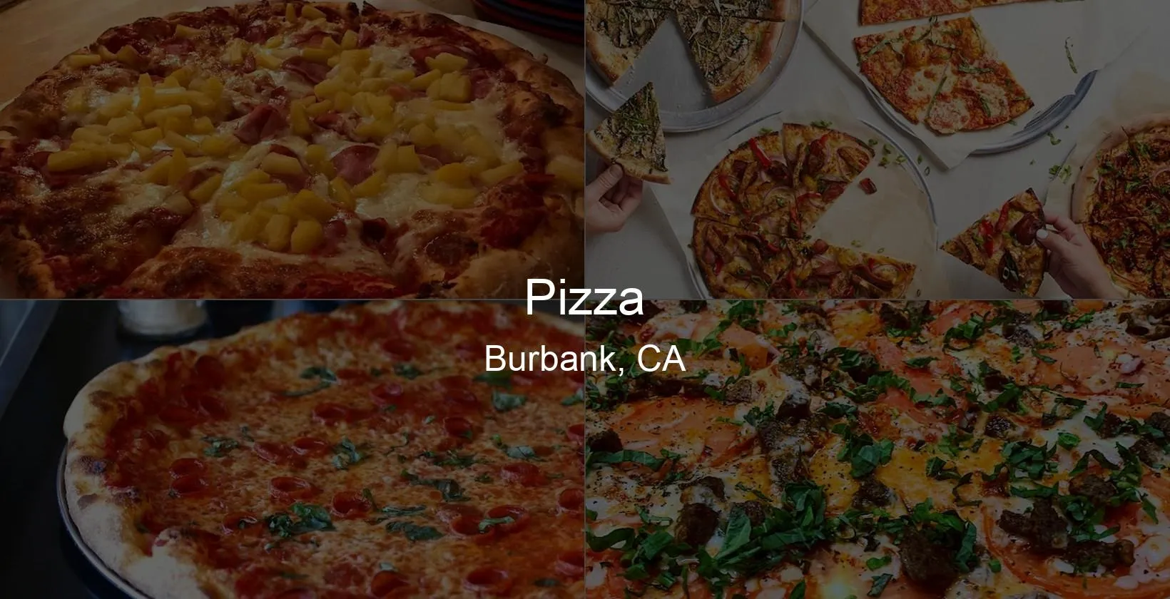 Pizza in Burbank, CA Photo