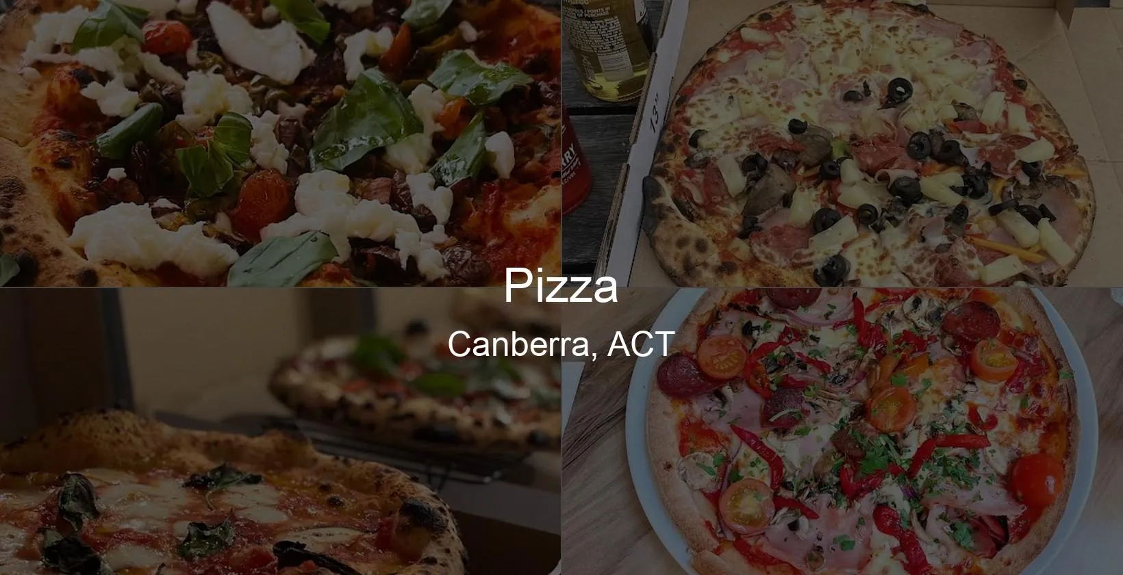 Pizza in Canberra, ACT Photo